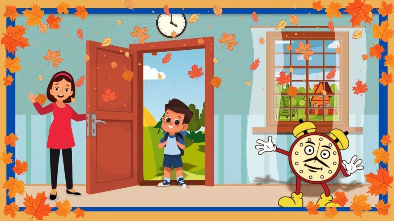 Daily Routines Song | Fall Seasons Nursery Rhymes for Kids