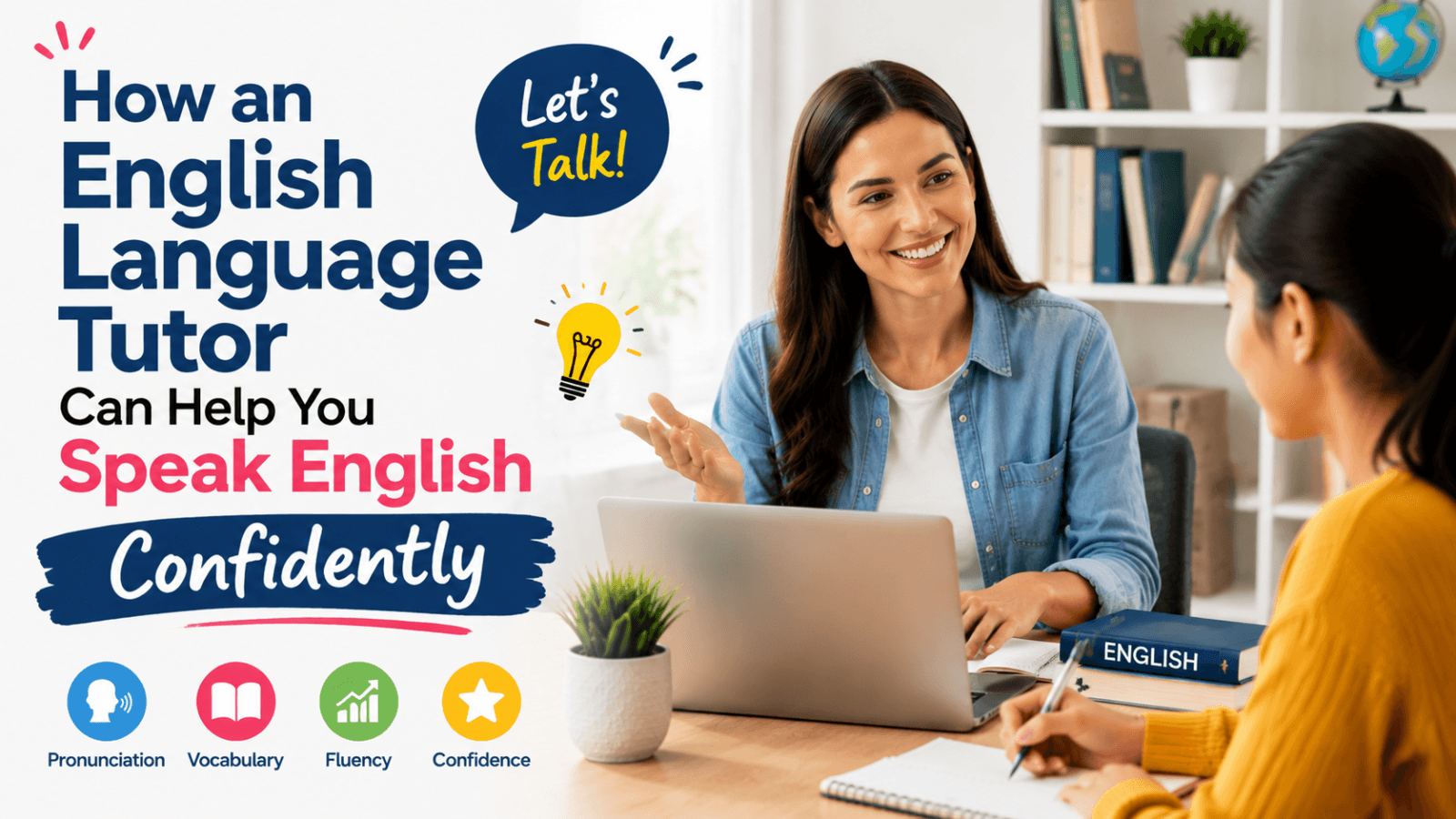 English language tutor image